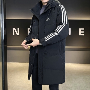 羽绒服男冬款连帽中长款保暖外套标50白鸭绒上衣B317/6127/P275图片