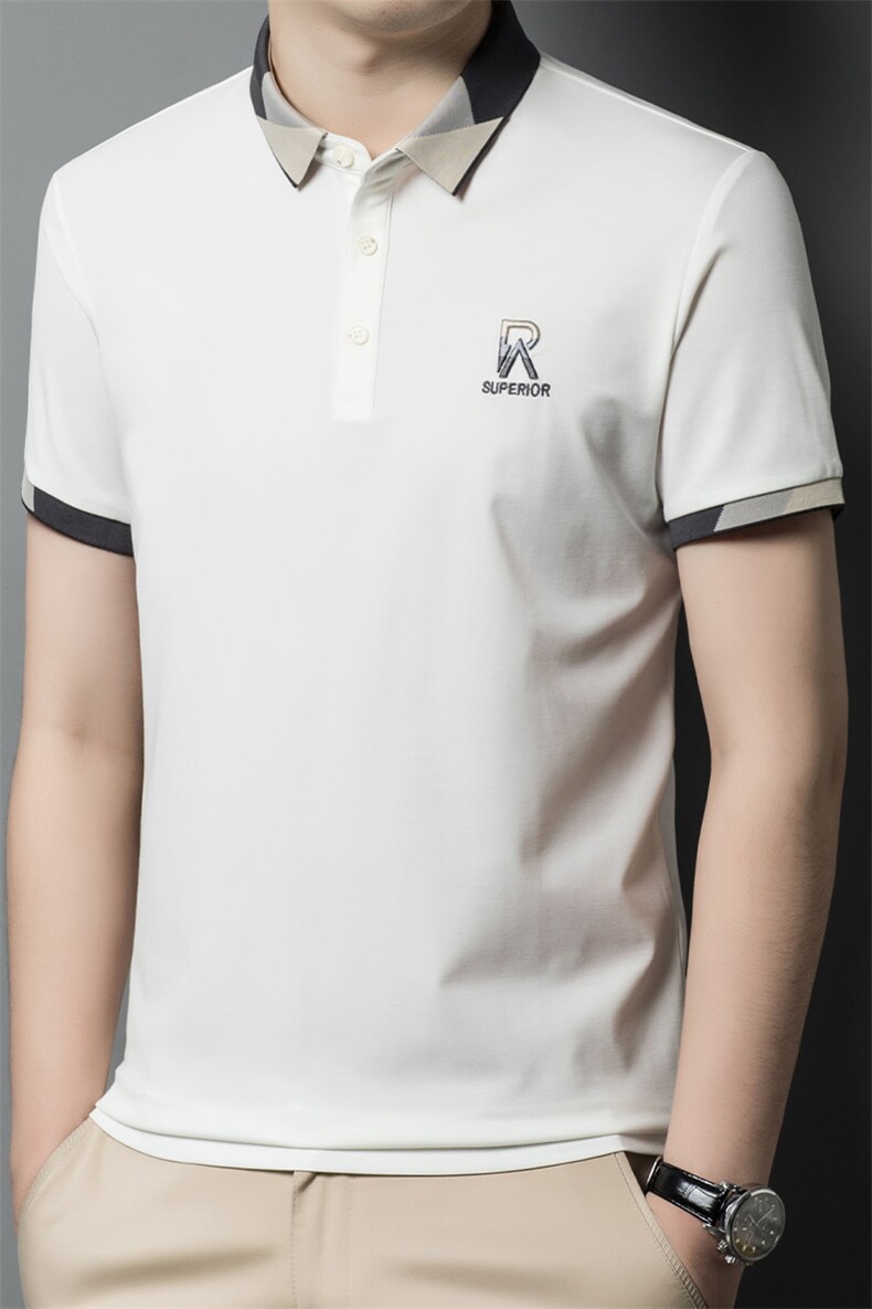 精品时尚短袖T恤男上衣夏季男士休闲免烫半袖体恤POLO衫SW505-P63,男装Polo衫,星座1105-3