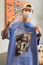 重磅主推水洗短袖t恤TX2333-P40控58高品质印花体恤上衣，男装T恤，电商B359