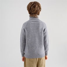 2025年时尚百搭提前简约儿童加厚半拉链，童装儿童羊毛衫，牧皓研