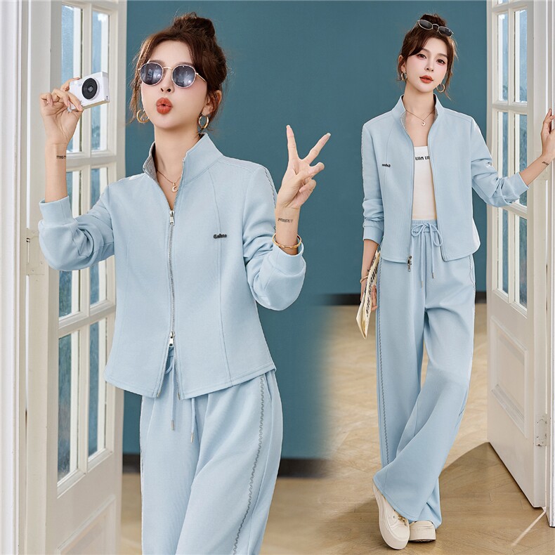 2026年春季新款休闲减龄显瘦两件套套装,女装套装/套裙,布芭啦