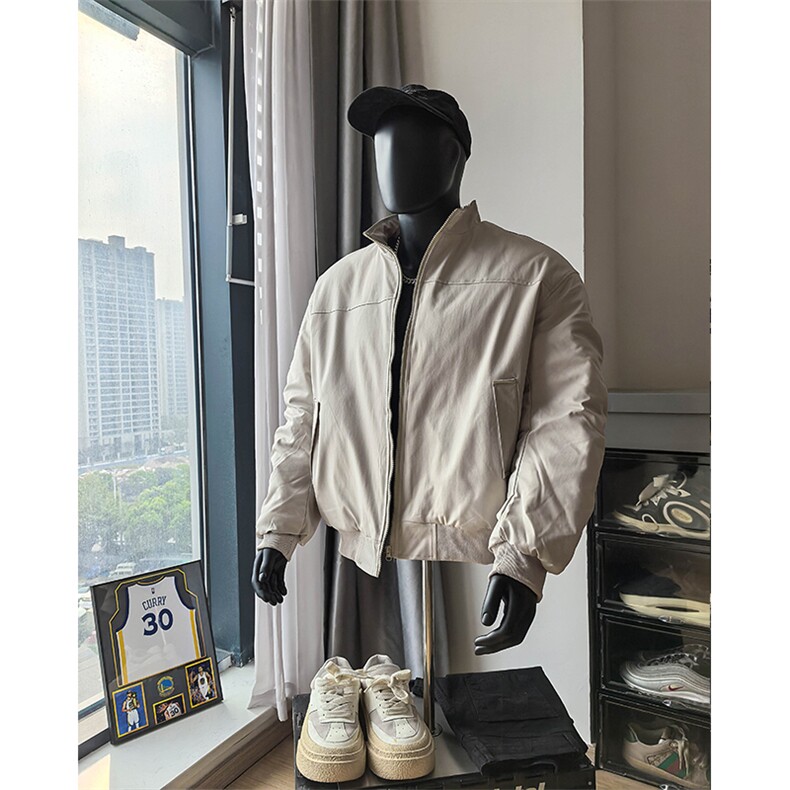 港风夹棉立领夹克保暖棉服 XZ213-MF1234特批55图片