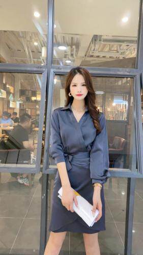 现货、秋装连衣裙，女装连衣裙，茜娅图seattle