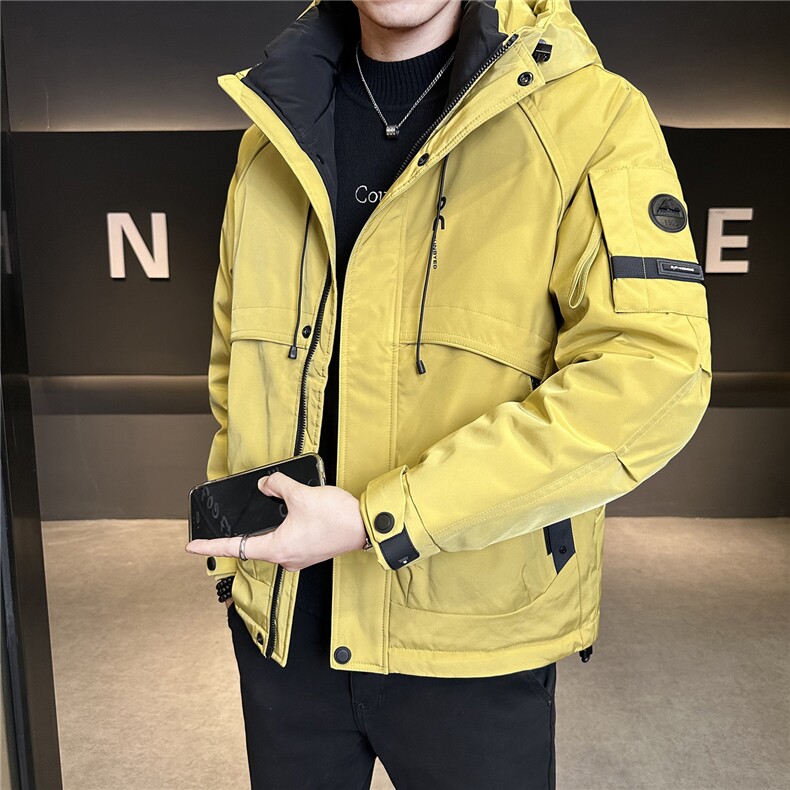 新标连帽轻奢男羽绒服现货高品质情侣保暖外套数据款Y2553-P245，男装羽绒服，电商A237