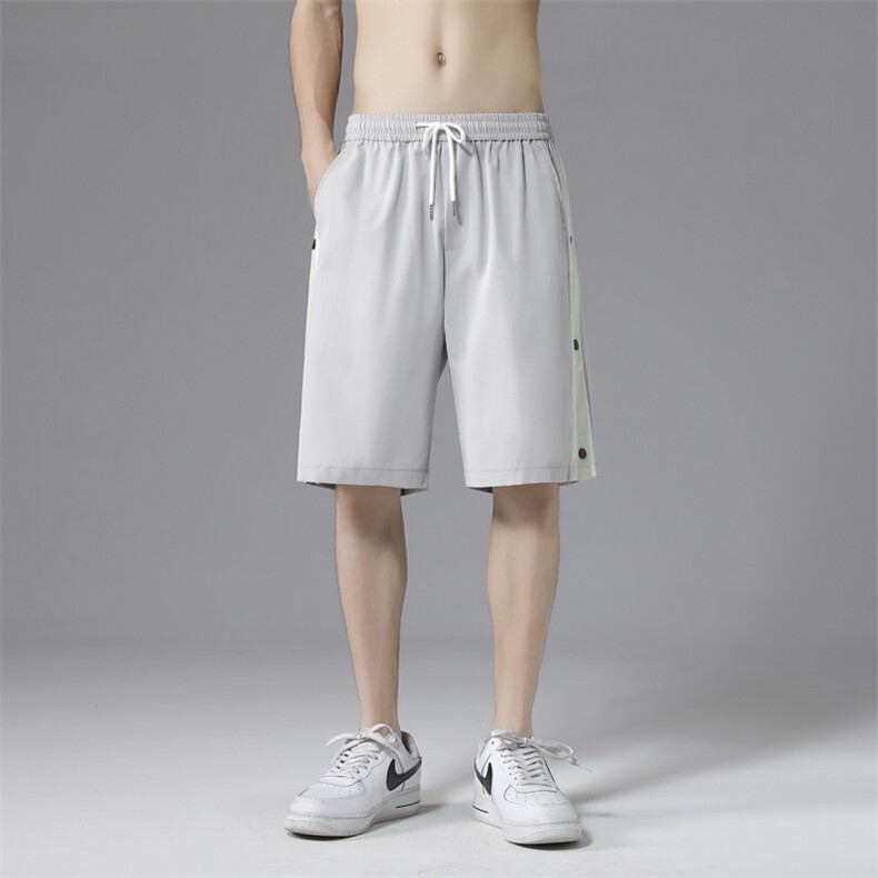 夏季短裤宽松冰丝五分中裤潮流男生薄款休闲裤DK511-特批25,男装休闲裤,星座718-1