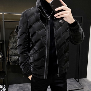 1903B 2067 90白鸭绒高档中青年冬季薄羽绒服外套立领大码羽绒衣图片