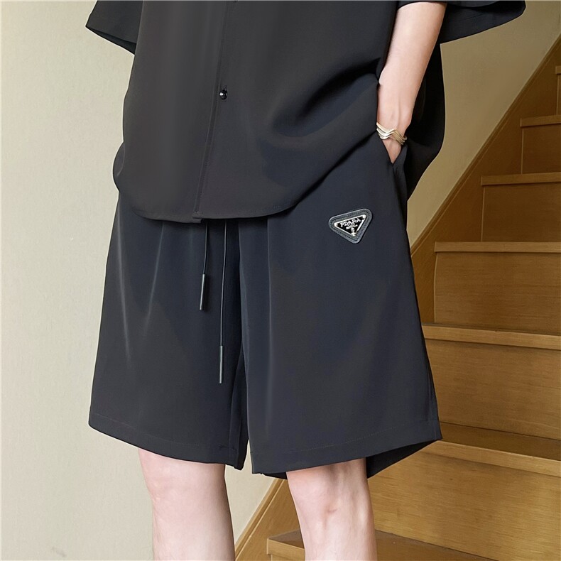 A450-DK66-P55控78缎面睡衣风短裤。上衣货号CS66可以一套卖，男装休闲裤，电商A450