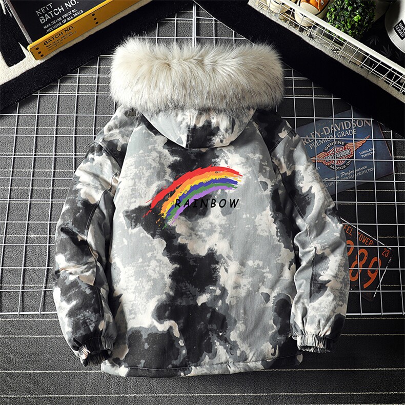 MC49064-P135日系潮衣男大码派克服男工装服外套袄,男装棉衣,电商A040A