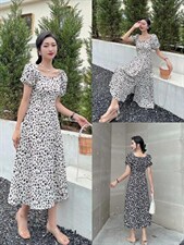 (现货）显瘦连衣裙,四个尺码，两色，女装连衣裙，依柏璐(1F)