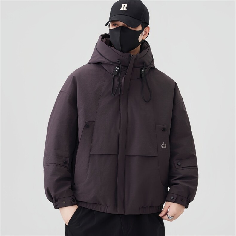 2025新款男士加厚羽绒服 实体 90白鸭绒新标图片