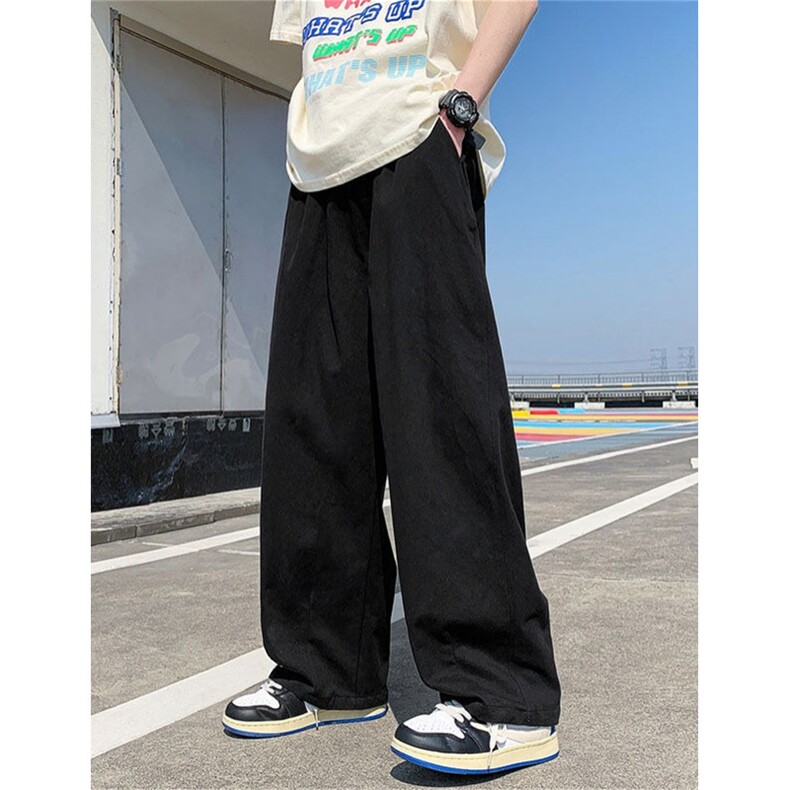 WE1622-P25休闲裤百搭男士夏季裤子薄款透气宽松阔腿裤新款，男装休闲裤，电商B323A