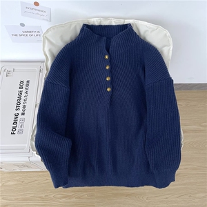 1506-1/MM65311/P62冬新款开衫毛衣美式复古休闲慵懒风针织衫男图片