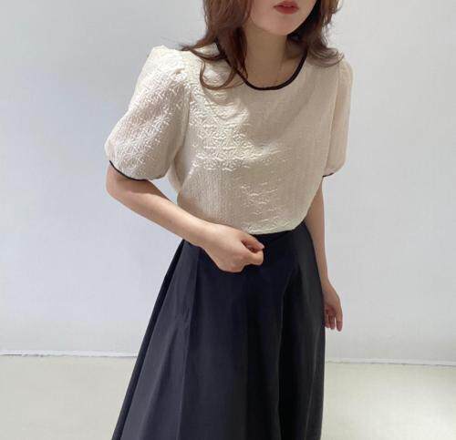 韩系褶皱简约上衣，其它，土布鱼