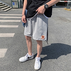 运动短裤男士夏天潮流宽松中裤子潮牌ins夏季休闲五分裤T，男装休闲裤，电商A102B
