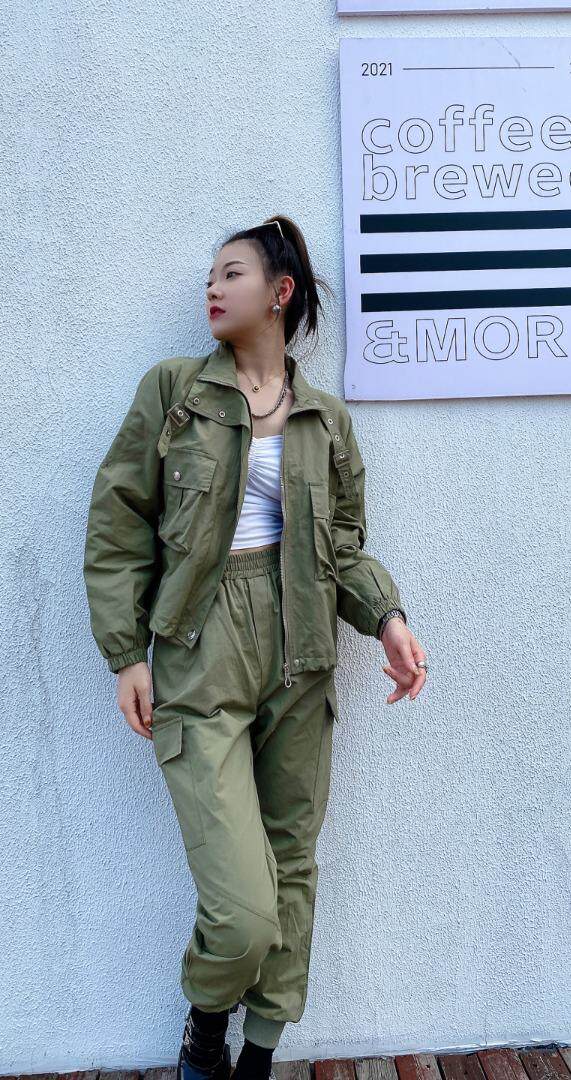 秋季机车风套装，女装职业装，帝瀛 DY