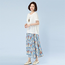 2023新品套装文艺休闲麻棉套装884款，女装套装/套裙，秋牧寒烟