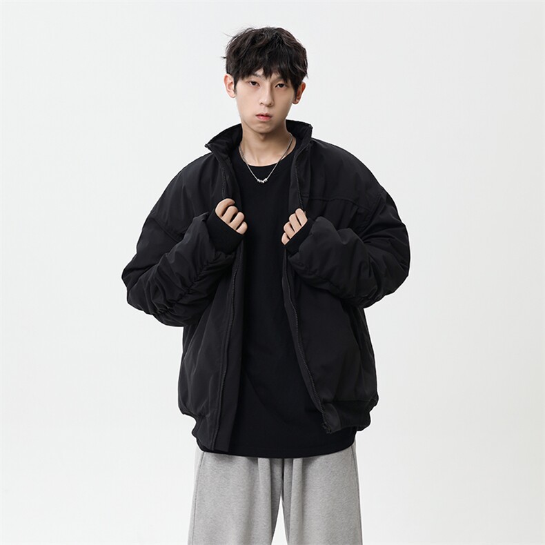 港风宽松立领棉服XZ213-MF1234特P55,男装棉衣,星座213