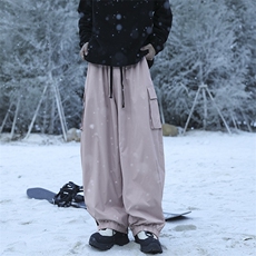 新款防水加绒滑雪裤外景XZ604-K141JR-P75控118，男装卫衣，星座604