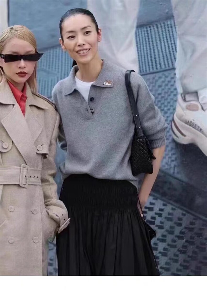 时尚百搭纯毛刺猬图案针织衫毛衣显瘦修身长袖打底衫，女装针织衫/毛衣，百纯羊绒