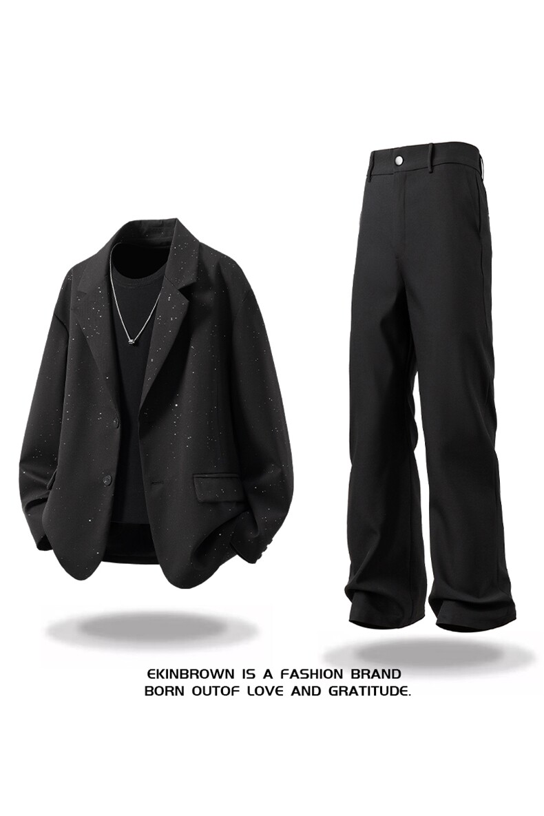 西服满天星96%绦纶4%氨纶M-5XL大码XF77871P85控138西裤78151P45,男装西服,星座227-7