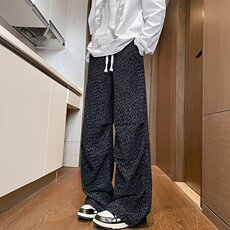 1506-1/KK3201/P28垂感休闲裤男士裤宽松直筒运动长裤男女同款，女装休闲裤，星座1506-1