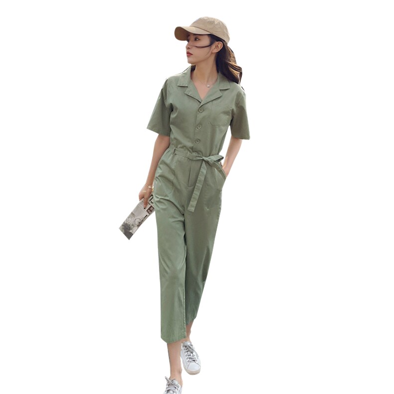 现货--2023夏季新品工装连体九分裤,女装连体裤,新思路
