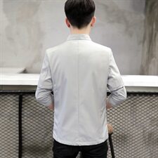 秋季外套男韩版潮修身帅气立领夹克休闲上衣棒球服J，男装夹克，星座509