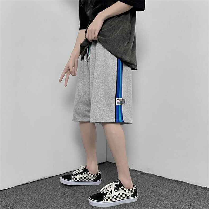 男士短裤夏季ins潮牌五分裤子男潮流休闲沙滩裤宽松运动裤K35，男装休闲裤，星座1511