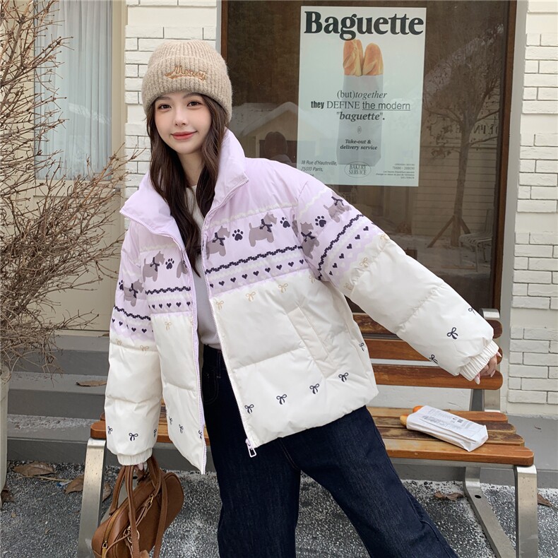 新款2025冬季石墨烯蓄热棉衣7846-P205-K308,女装棉衣/棉服,2C057