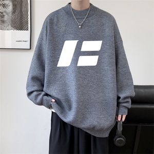 半高领毛衣男大码胖子针织衫毛线衣 M18435-P45 加绒款-P65图片