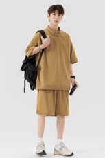 2025新款套装男女同款夏季新款宽松短袖休闲运动T恤TZ2527特P68，女装T恤，星座309（原A406）