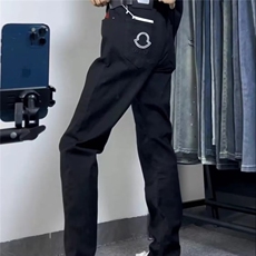 网红同款刺绣字母修身小脚牛仔裤男女休闲百搭长裤ZNH139P42，男装牛仔裤，星座1112-1