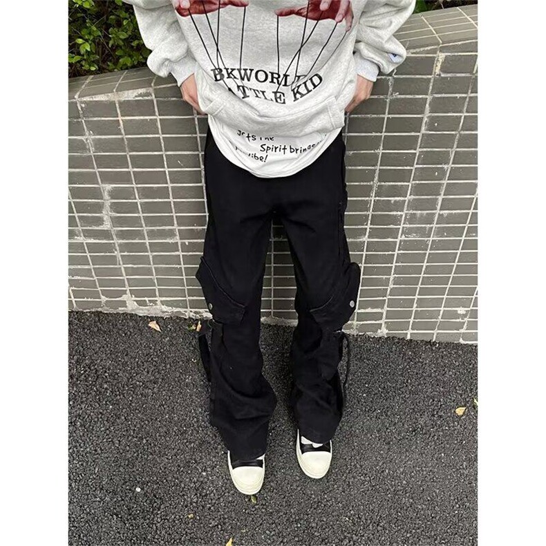 【有货】DY9240-特P55美式高街设计感工装牛仔裤春季新款,男装牛仔裤,星座603-2