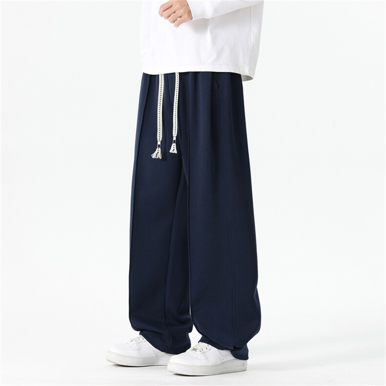 C081/P45春新款休闲裤男宽松潮男百搭长裤子直筒裤男士M-8XL,男装休闲裤,星座1204