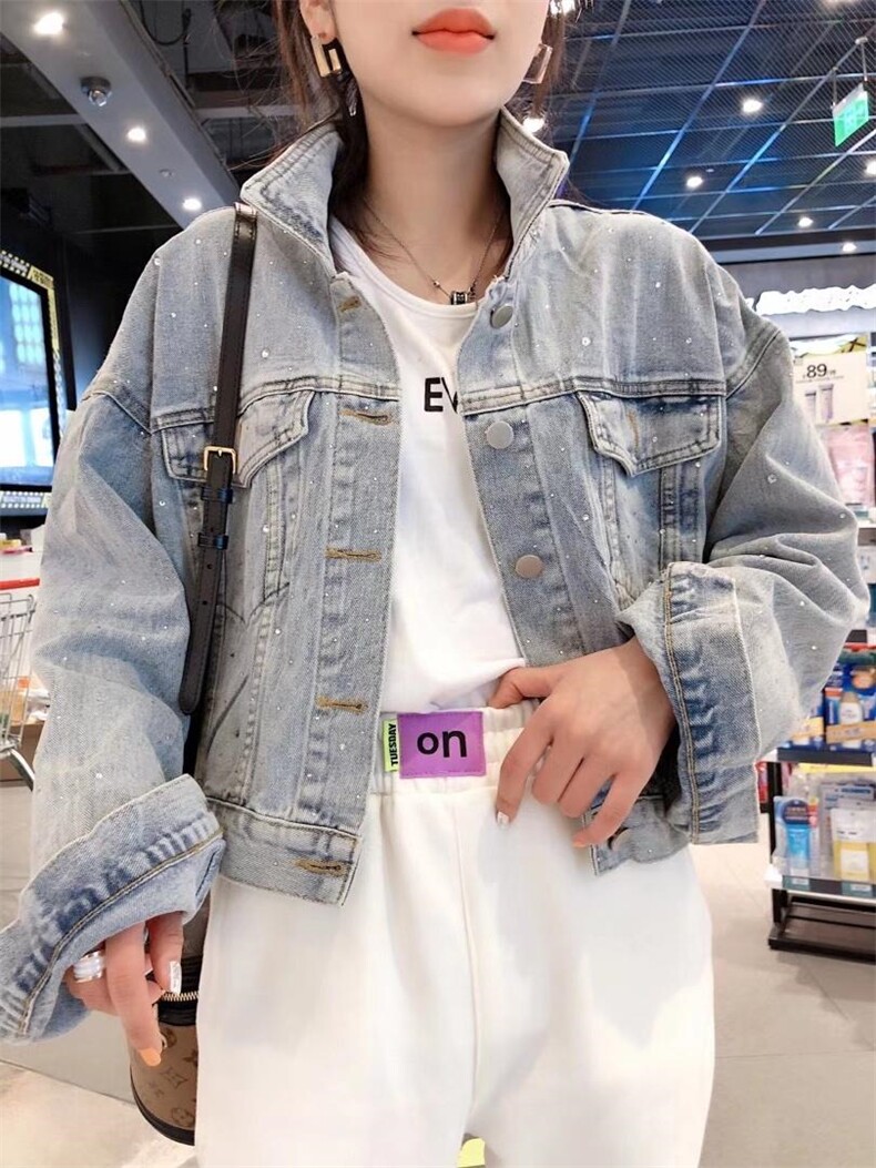 韩版牛仔外套，女装，一杭