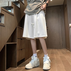 夏季冰丝短裤男设计感美式篮球宽松抽绳休闲五分裤B239-1528-P38，男装休闲裤，星座514-2(原B239)
