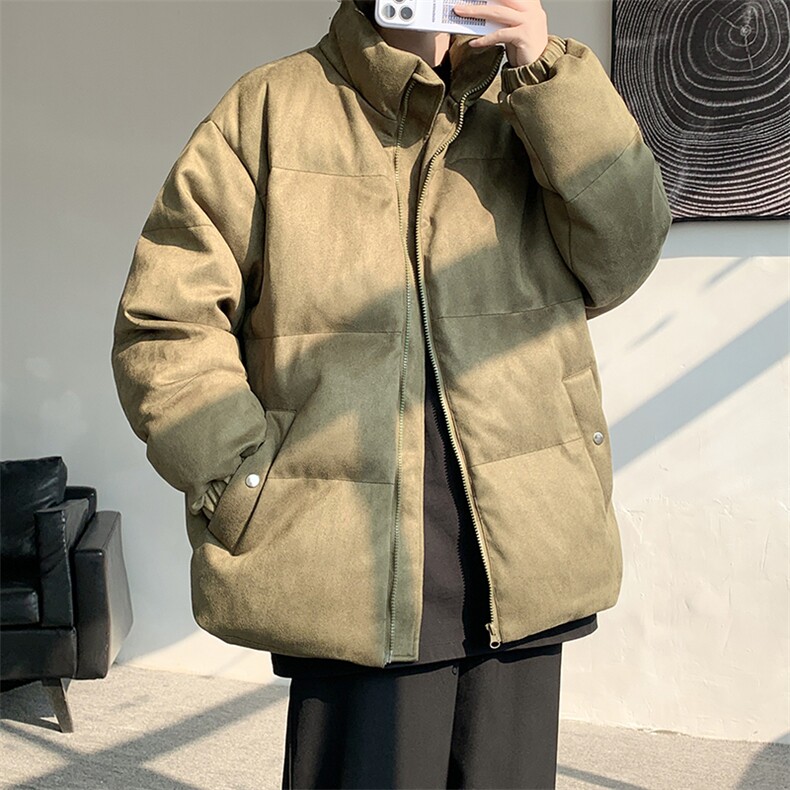 麂皮绒棉衣男大码立领棉袄子男羽绒棉服JM87309-P110,男装棉衣,电商A040
