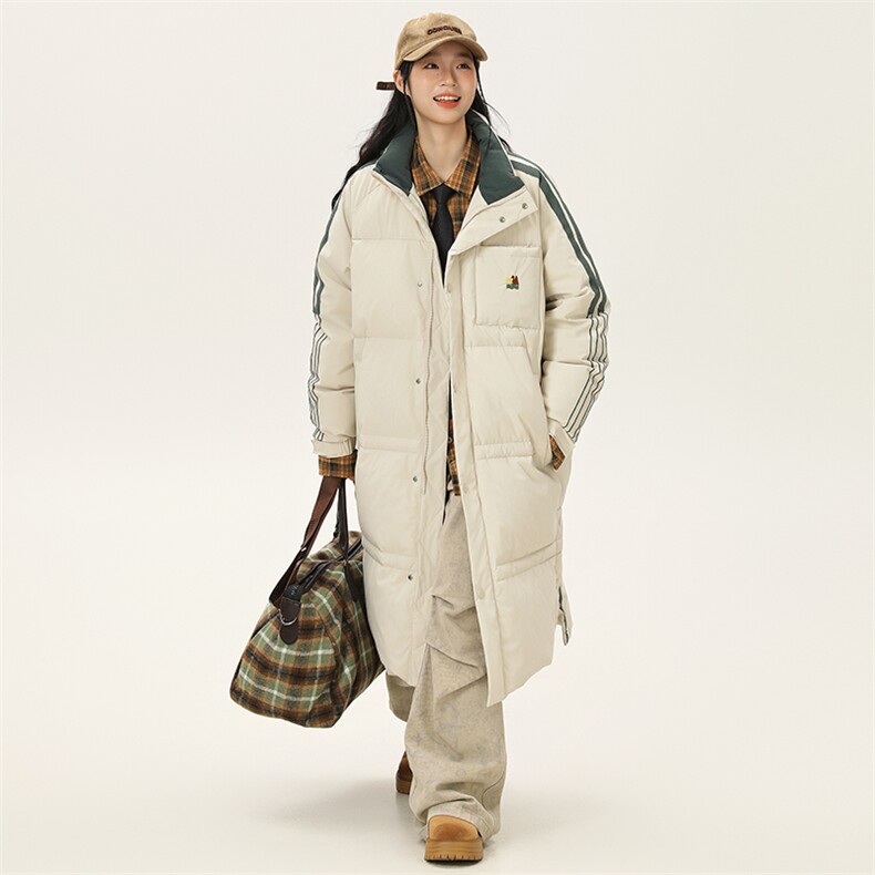 2025冬季新款男日系潮牌立领白鸭绒羽绒服加厚外套棉衣YR78-F380，男装羽绒服，电商A101（原外27）