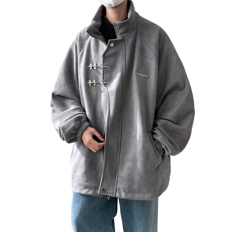 重磅！麂皮绒复合夹克飞机扣外套CP43-特P60控价：108,男装夹克,电商B371