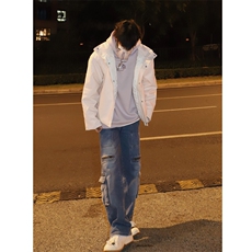 （自家图）棉衣男冬季新款宽松加厚ins潮纯色棉服MA118-P100，男装棉衣，星座1109-3