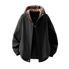 可二开小香风拼接面料大码M-5XL夹克聚酯纤维JK78079P75控118，男装夹克，星座227-7