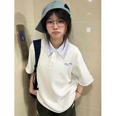 H0740-P35推荐数码印POLO领学院风短袖T恤，男装T恤，星座617A-2