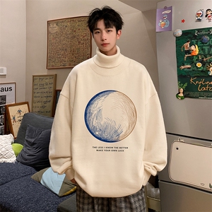 控68高领毛衣男士大码内搭毛线衣男GM45330-P45加绒款-P65