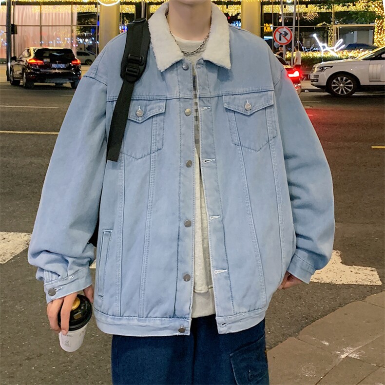 2025冬季加绒保暖牛仔棉衣男士百搭潮流外套JK100-P98,男装棉衣,星座1103-3