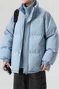 得物二开 立领假两件石墨烯内里棉服棉衣外套9088特P85控118图片
