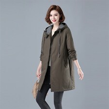 中年款加厚通勤常规长袖棉纯色96%及以上自主图6694-1，女装棉衣/棉服，秋牧寒烟