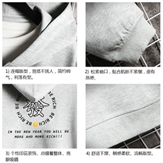 KS21163-P38加绒款-P43连帽开衫卫衣男运动外套大码班服网格，男装卫衣，电商A040A