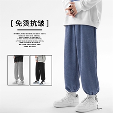 秋冬舒适百搭加绒加厚休闲裤TY040-1特批35-加绒特批40，男装休闲裤，星座718-1