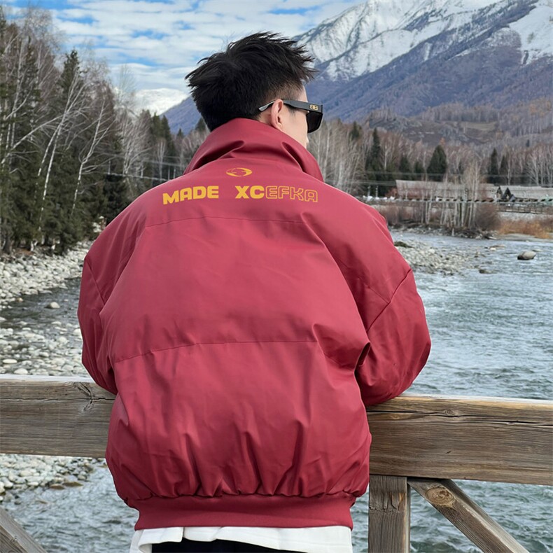 A440-1-MY8210-P110秋冬加厚皮棉衣外套精致口袋棉服短款,男装棉衣,电商A440-1