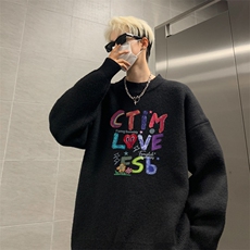 高质量！秋冬季半高领毛衣男加绒加厚线衣男针织衫男MY249-特p38，男装针织衫/毛衣，电商B367